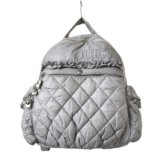 Juicy Couture | Bags | Vintage Juicy Couture Gray Quilted 